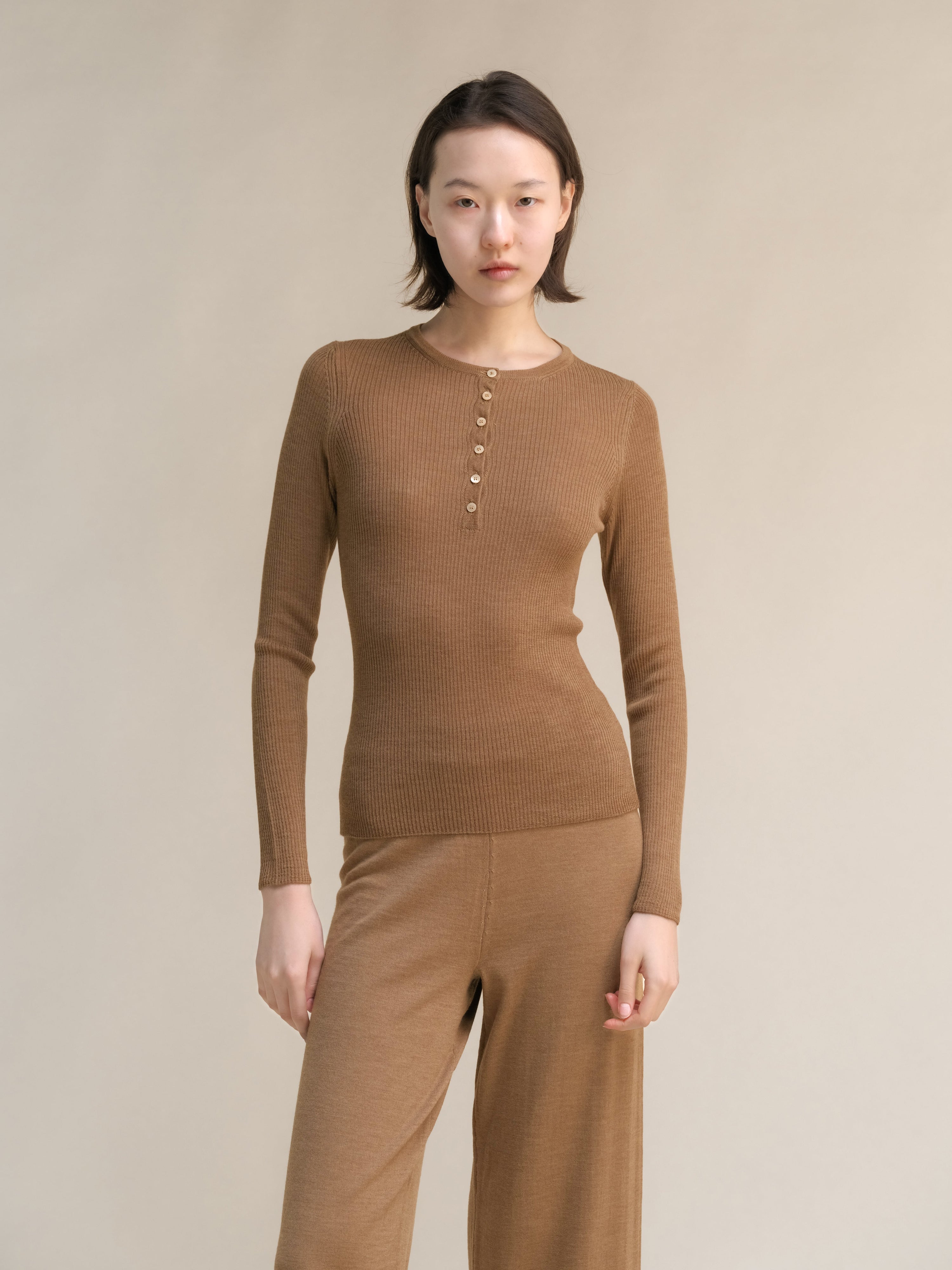 Extra Fine Merino Ribbed Fine Sweater