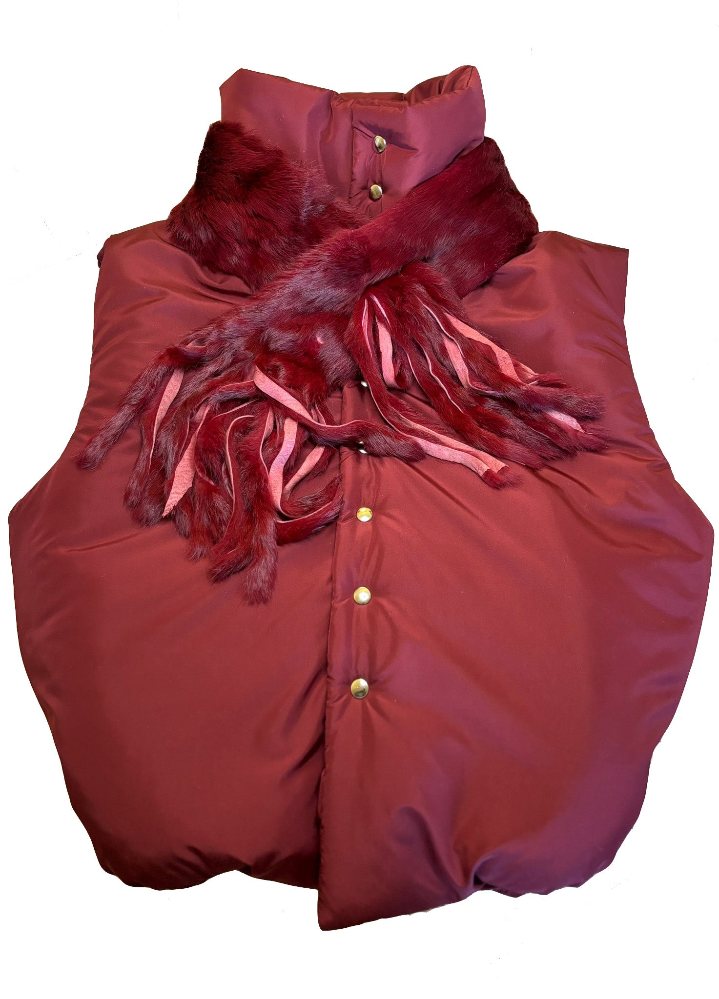 Borgogna Puffy Vest