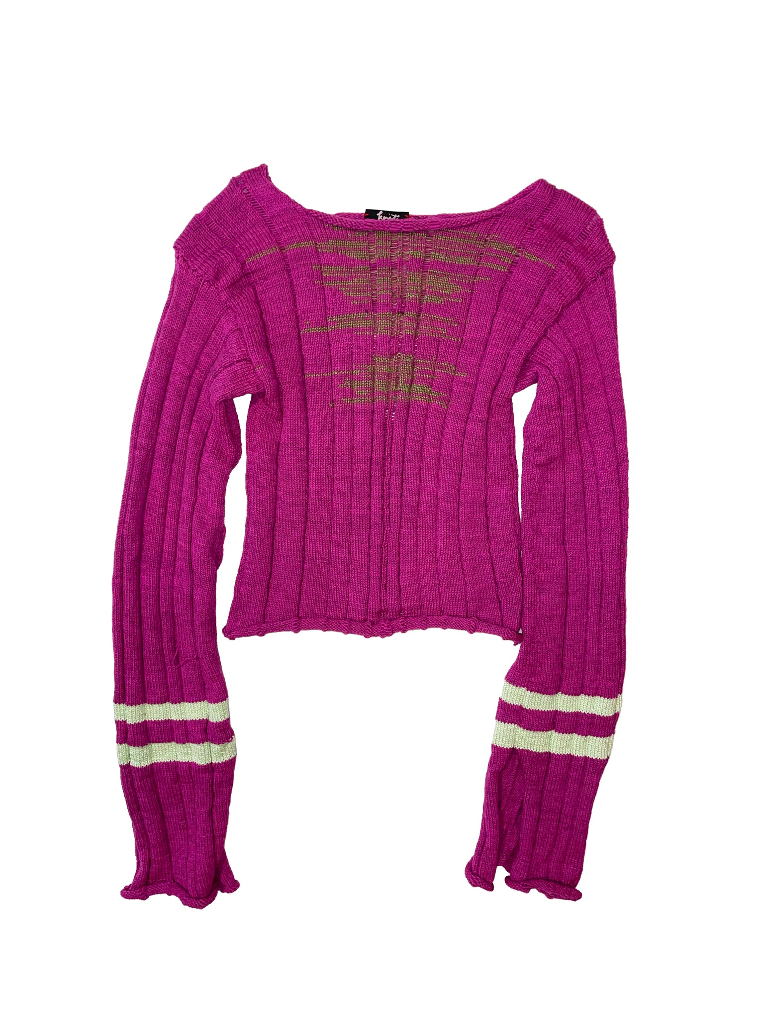 Pink wool knit