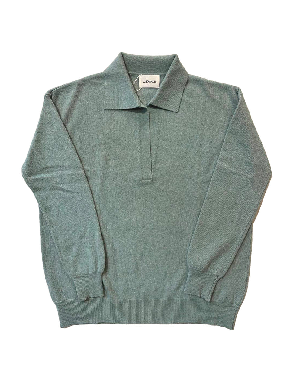 Cashmere Mix Polo Knit