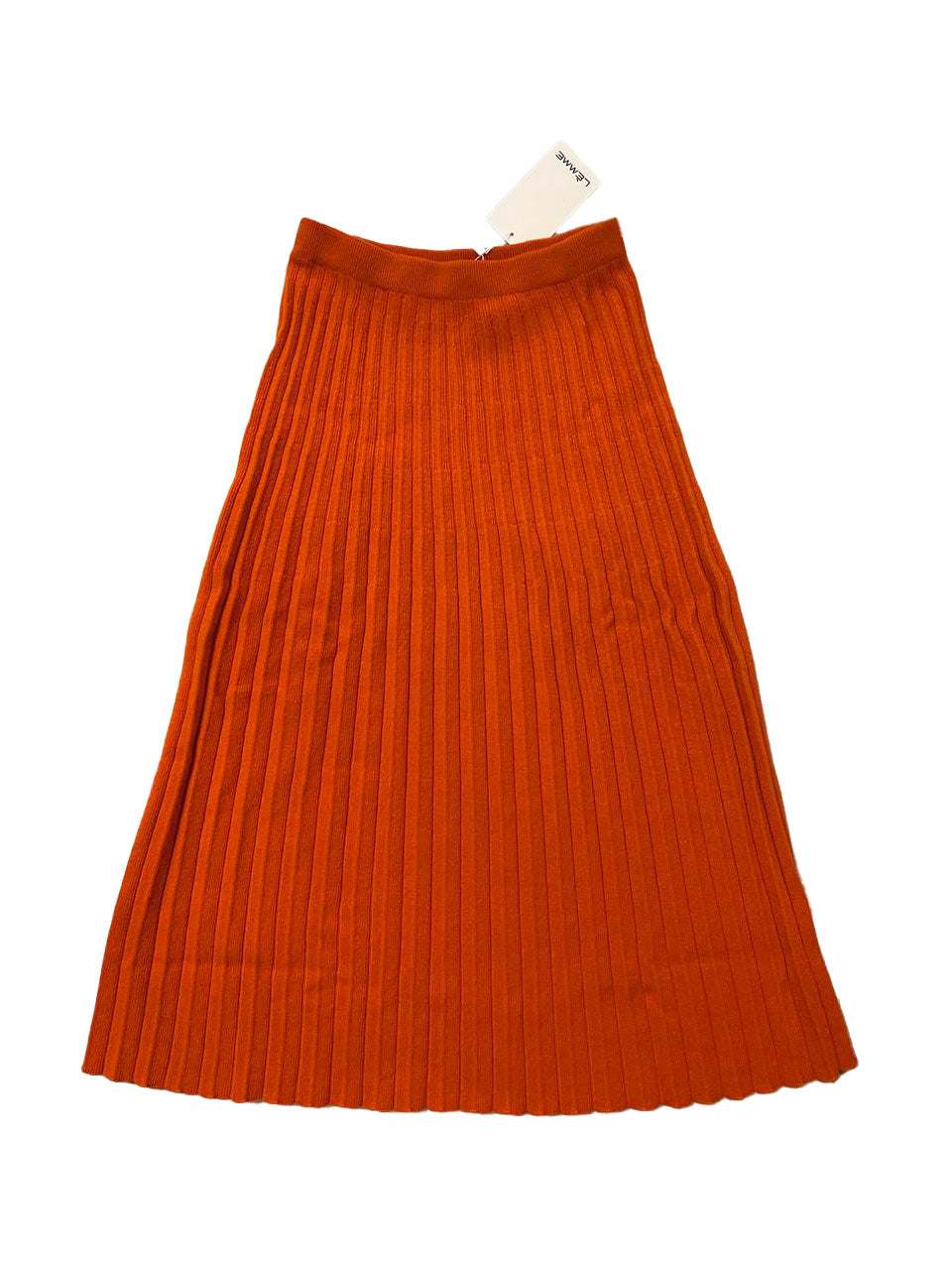 Cashmere Mix Plissè Skirt (3D-Knit)