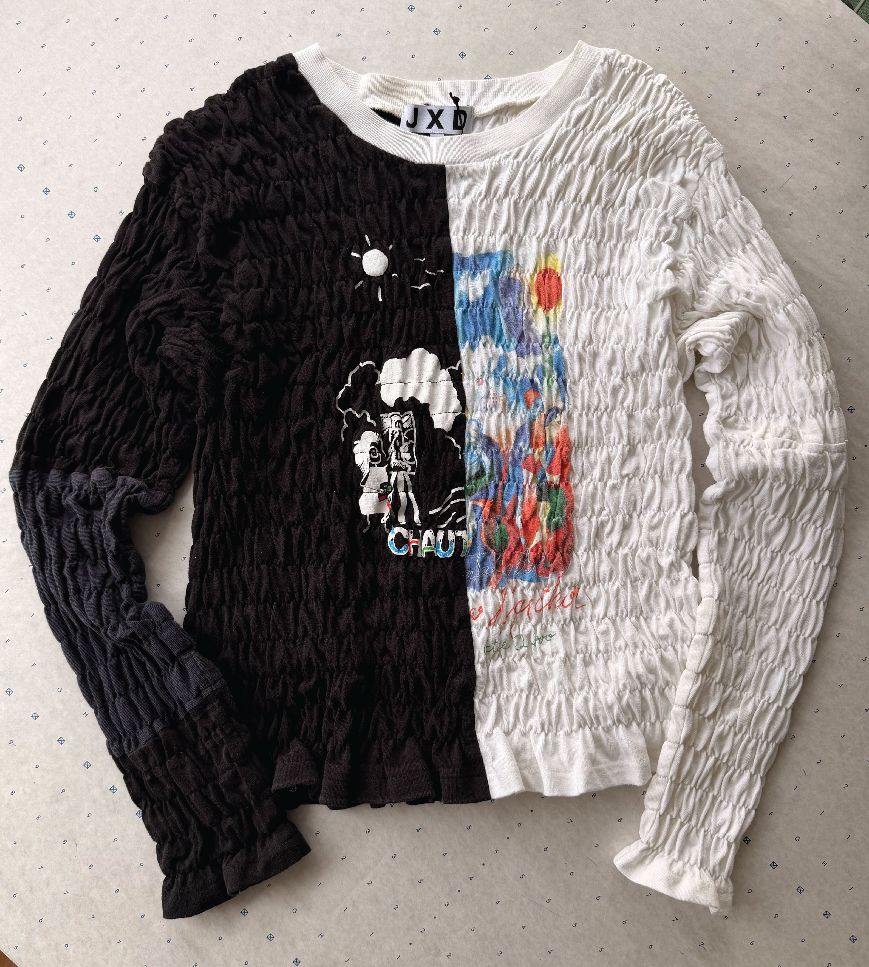 Long Sleeve Popcorn Tee