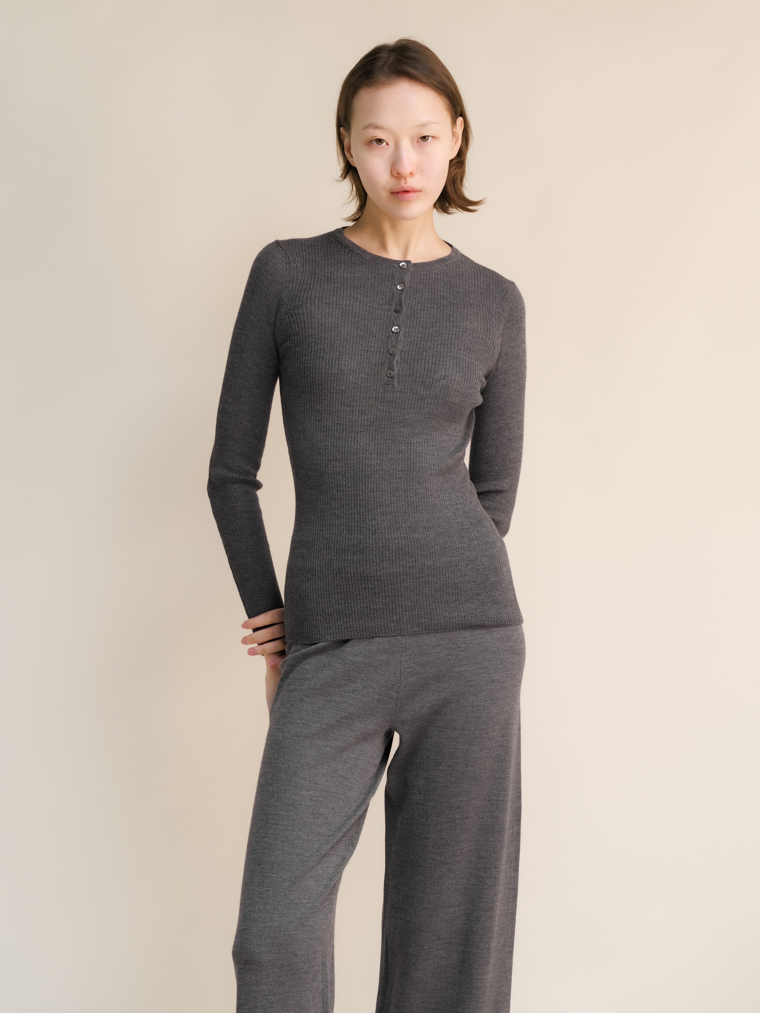 Extra Fine Merino Ribbed Fine Sweater