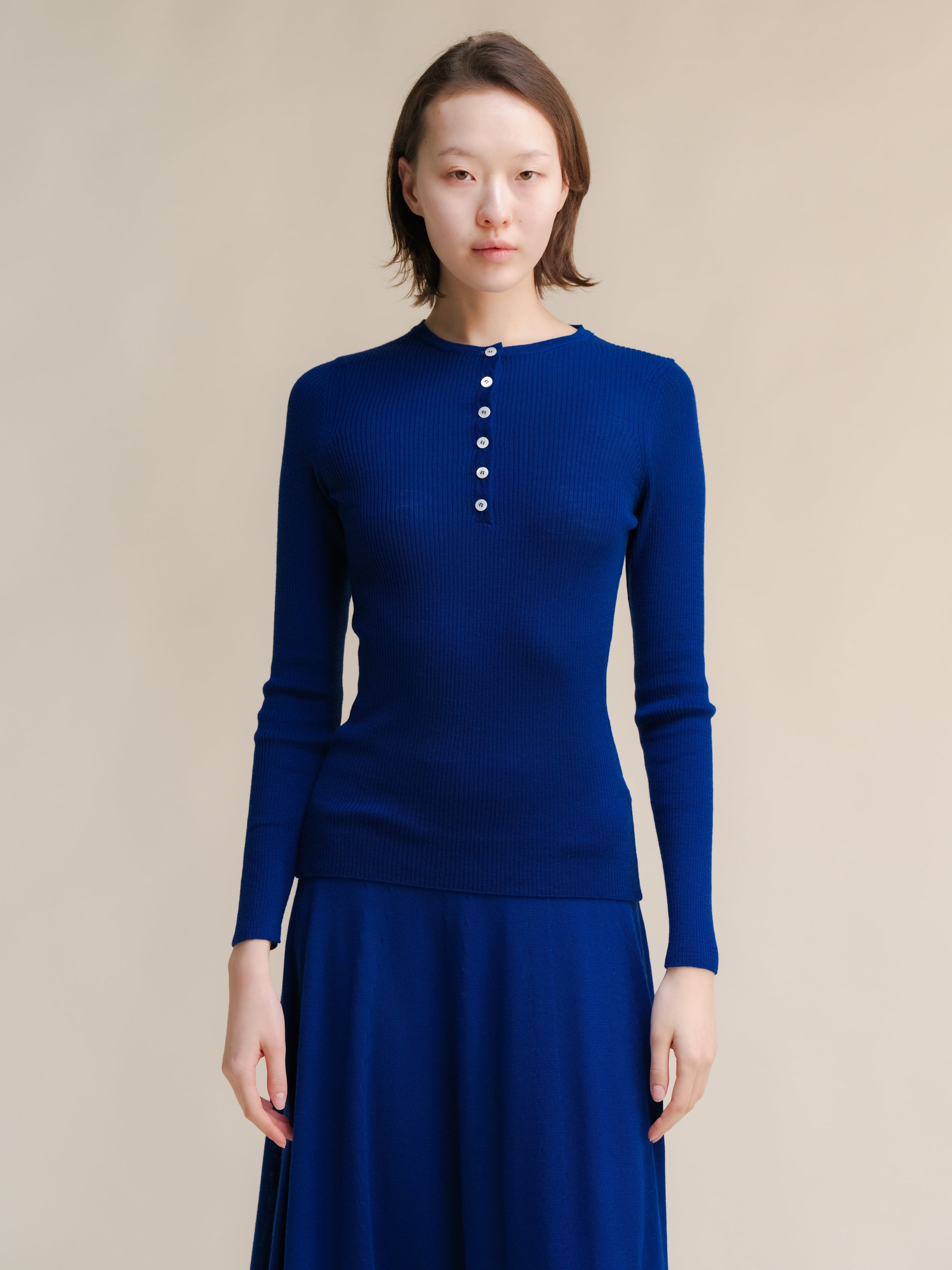 Extra Fine Merino Ribbed Fine Sweater