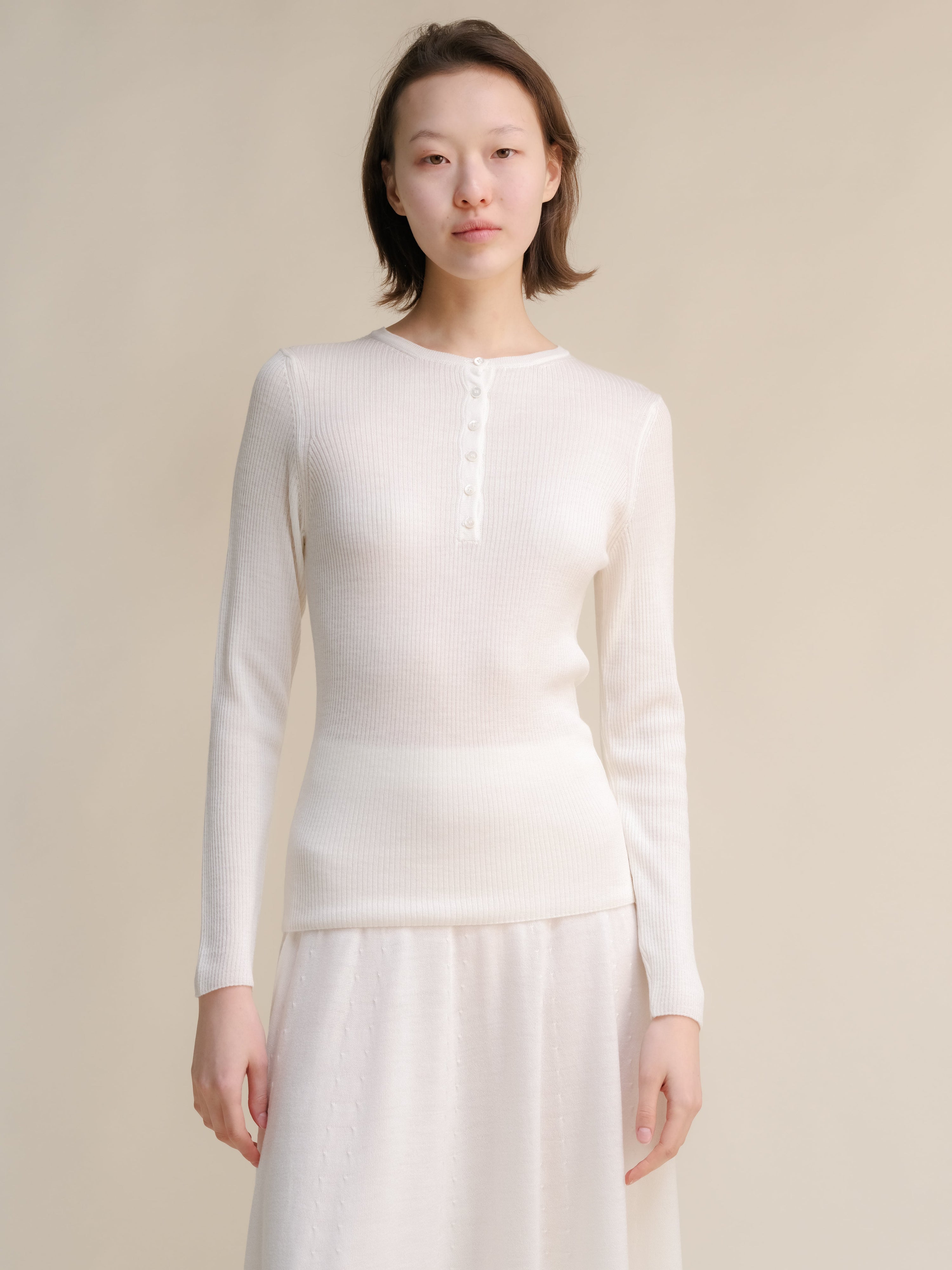 Extra Fine Merino Ribbed Fine Sweater