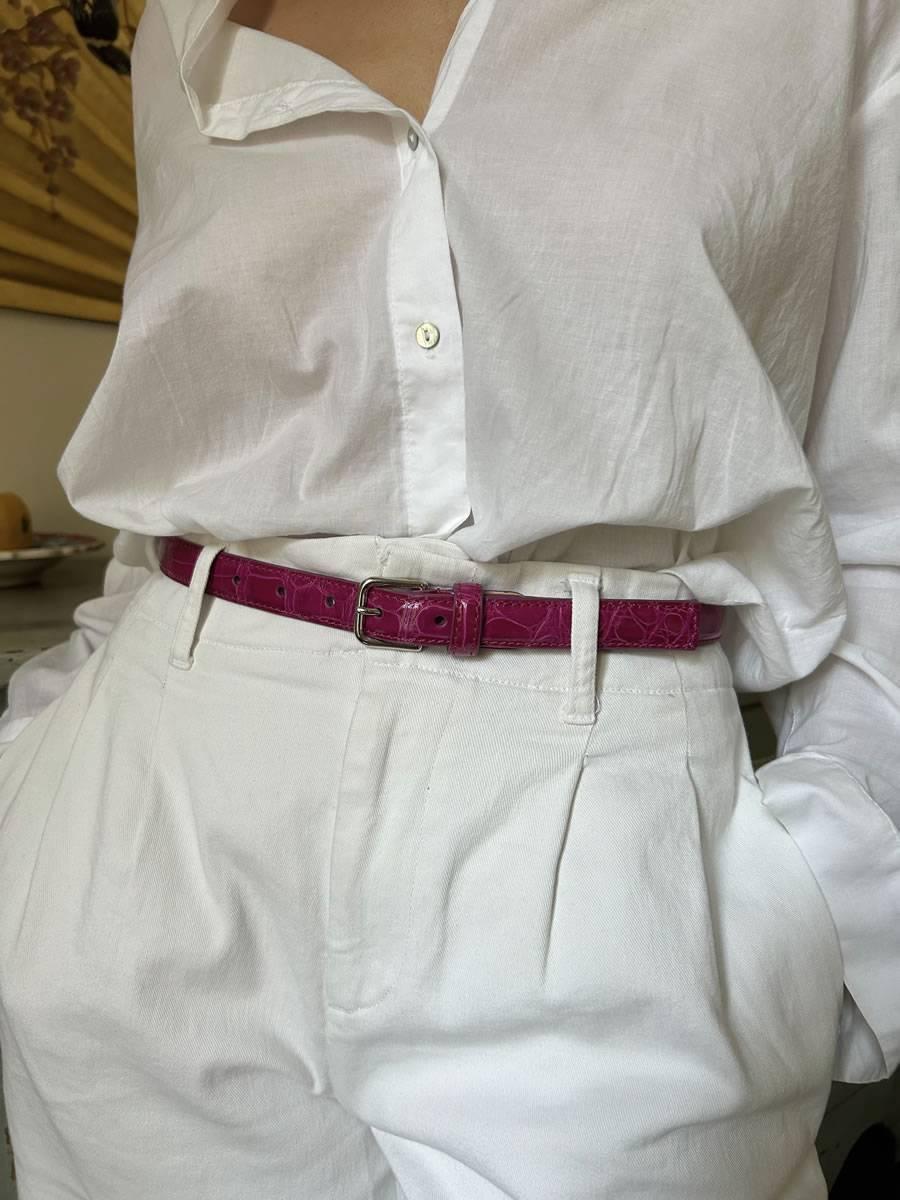 Skinny Belt - Magenta