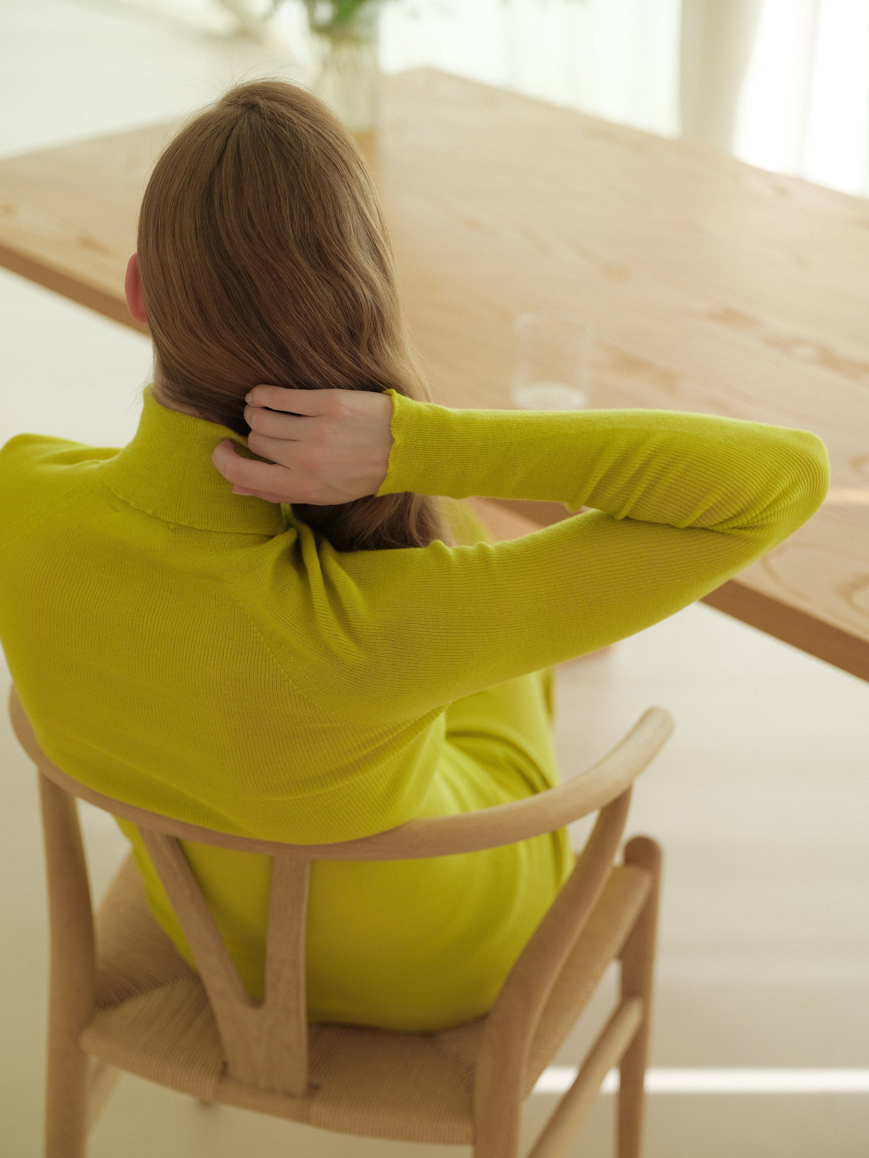 Extra Fine Merino Wool Ribbed Turtleneck (3D-Knit)