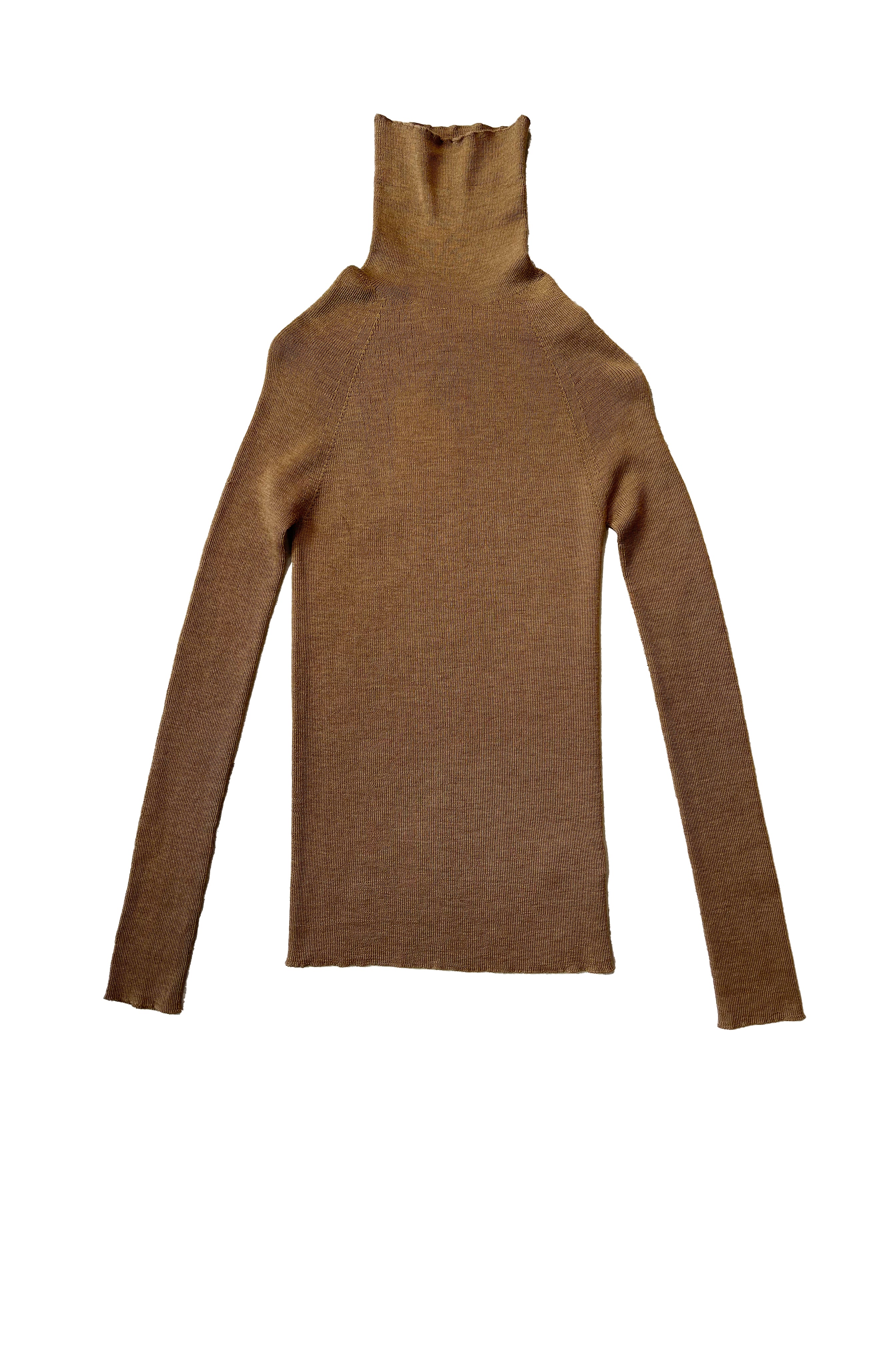 Extrafine Merino Ribbed Turtleneck (3D-Knit)