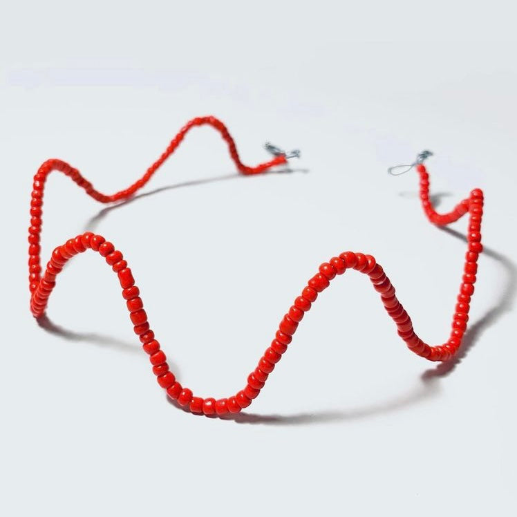 RED WORM NECKLACE