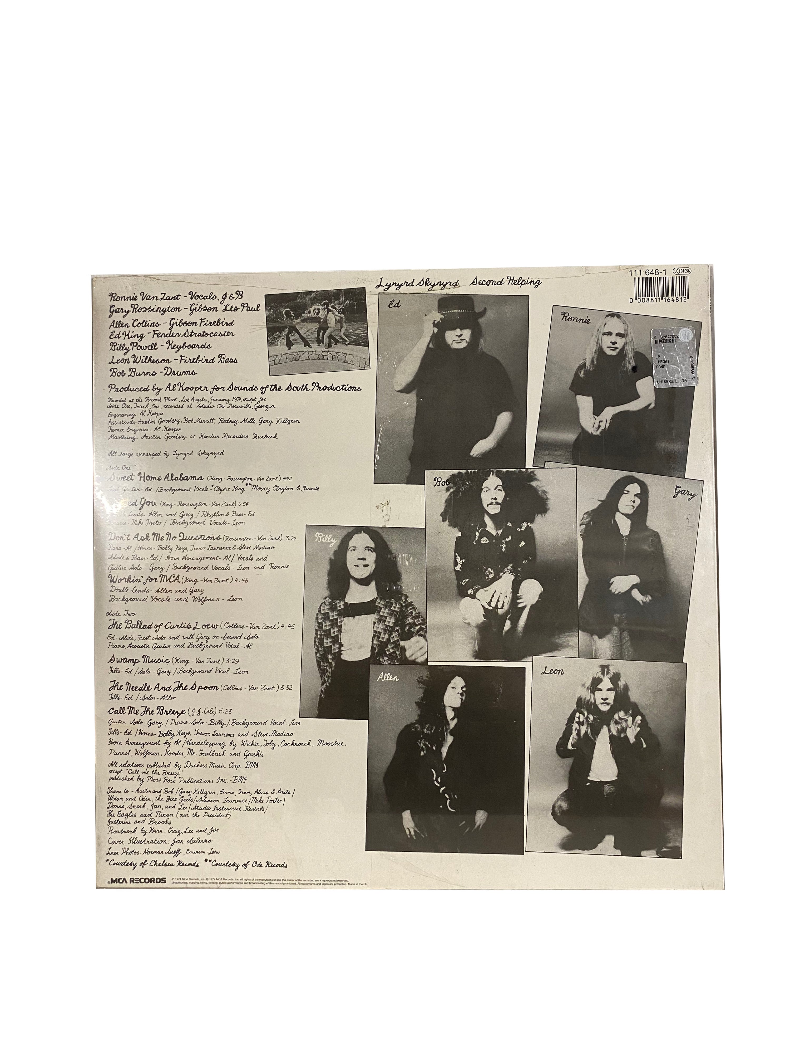 Second Helping (LP;ALBUM), by Lynyard Skynyrd
